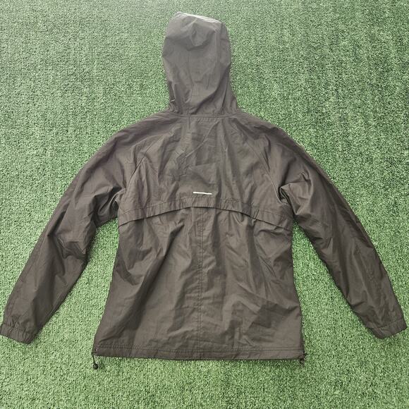 ASICS Women’s Full Zip Lightweight Wind Breaker Jacket Hooded, Sizes M, Black - Picture 9 of 12